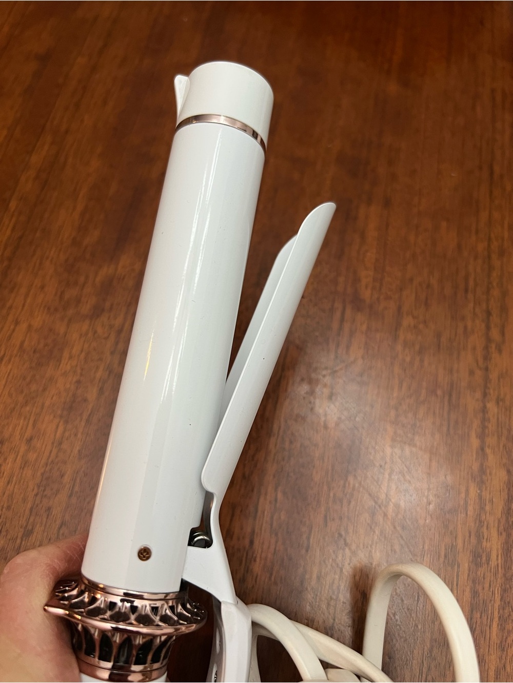 T3 White and Rose Gold Curling Iron - Picture 6 of 16